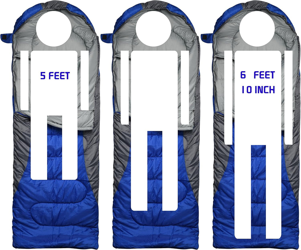Sacos de dormir de invierno de 0 grados para adultos, camping en