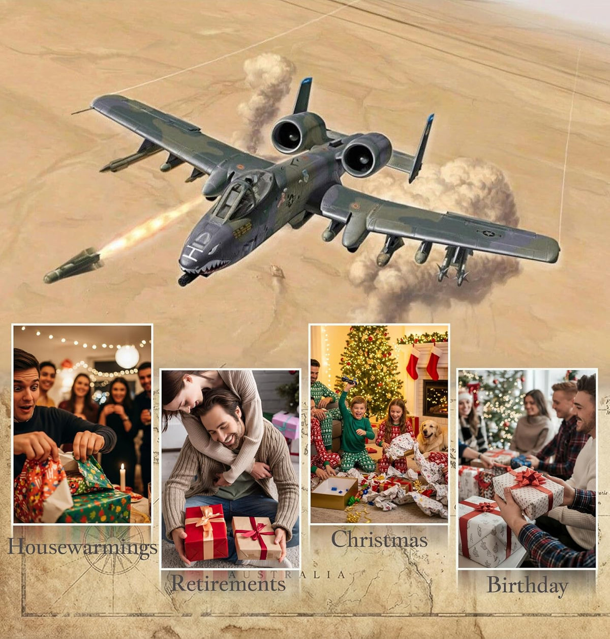 A-10 Thunderbolt II Warthog - Aviones fundidos a presión modelo 1
