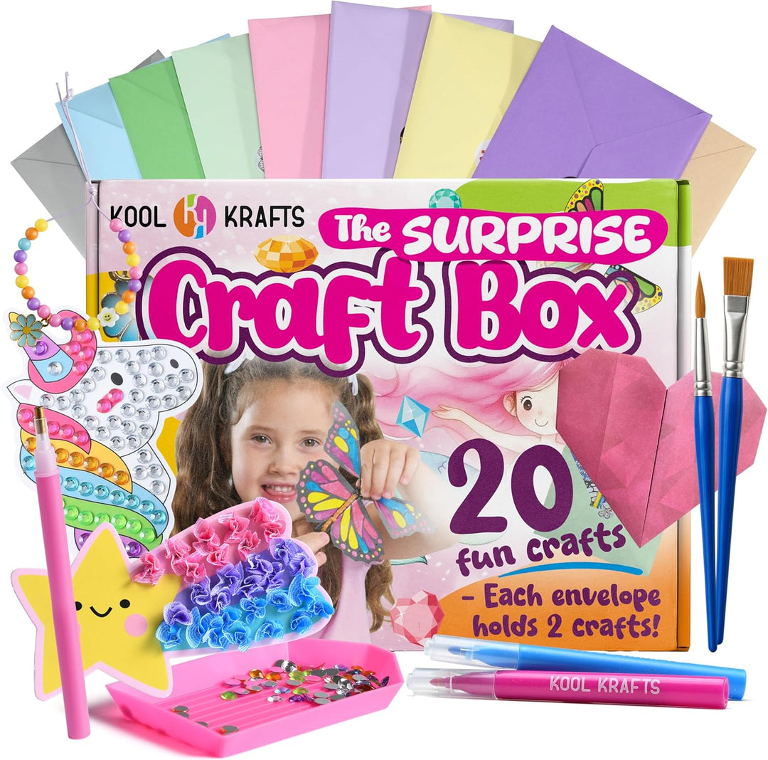 Kit de 20 artes y manualidades para niñas la caja de