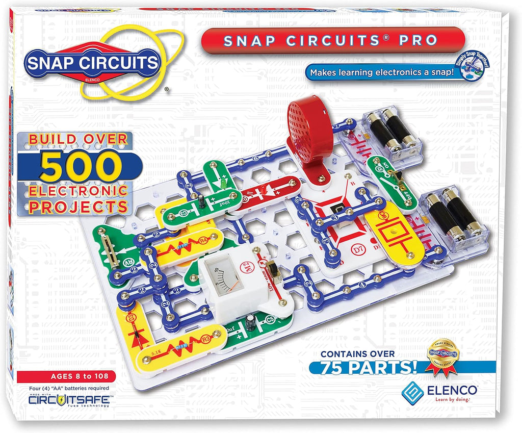Snap Circuits Elenco Snap Circuits Pro 500 en 1 Kit de exploración electrónica