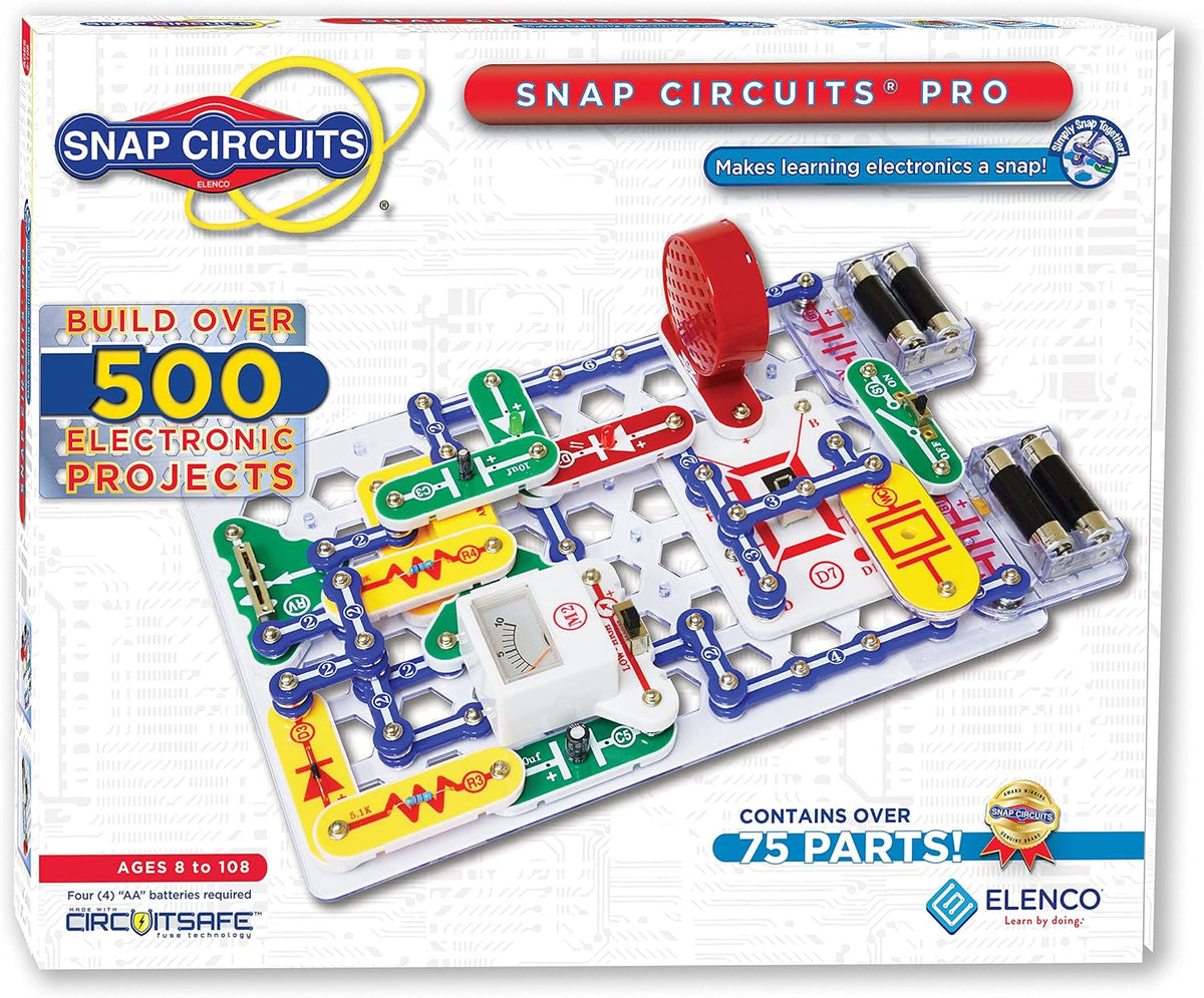 Snap Circuits Elenco Snap Circuits Pro 500 en 1 Kit de exploración electrónica