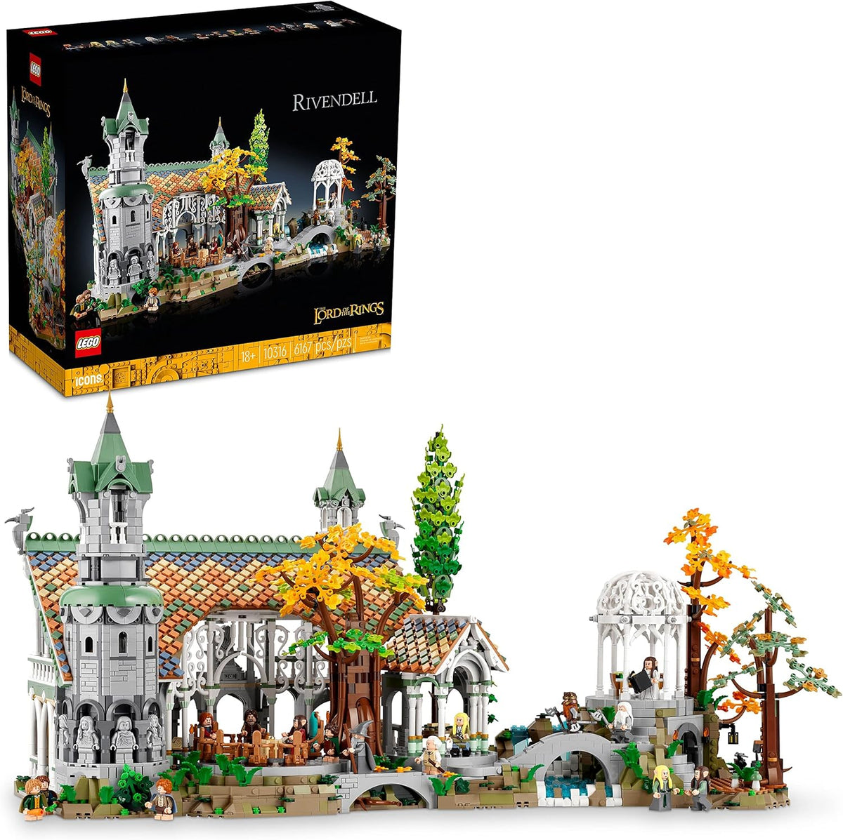 LEGO - Kit construcción Icons de Rivendell de El Señor de