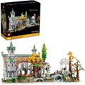LEGO - Kit construcción Icons de Rivendell de El Señor de los Anillos para adultos, arma y muestra un valle de la Tierra Media con 15 minifiguras, gran regalo para fanáticos y amantes del cine, 10316