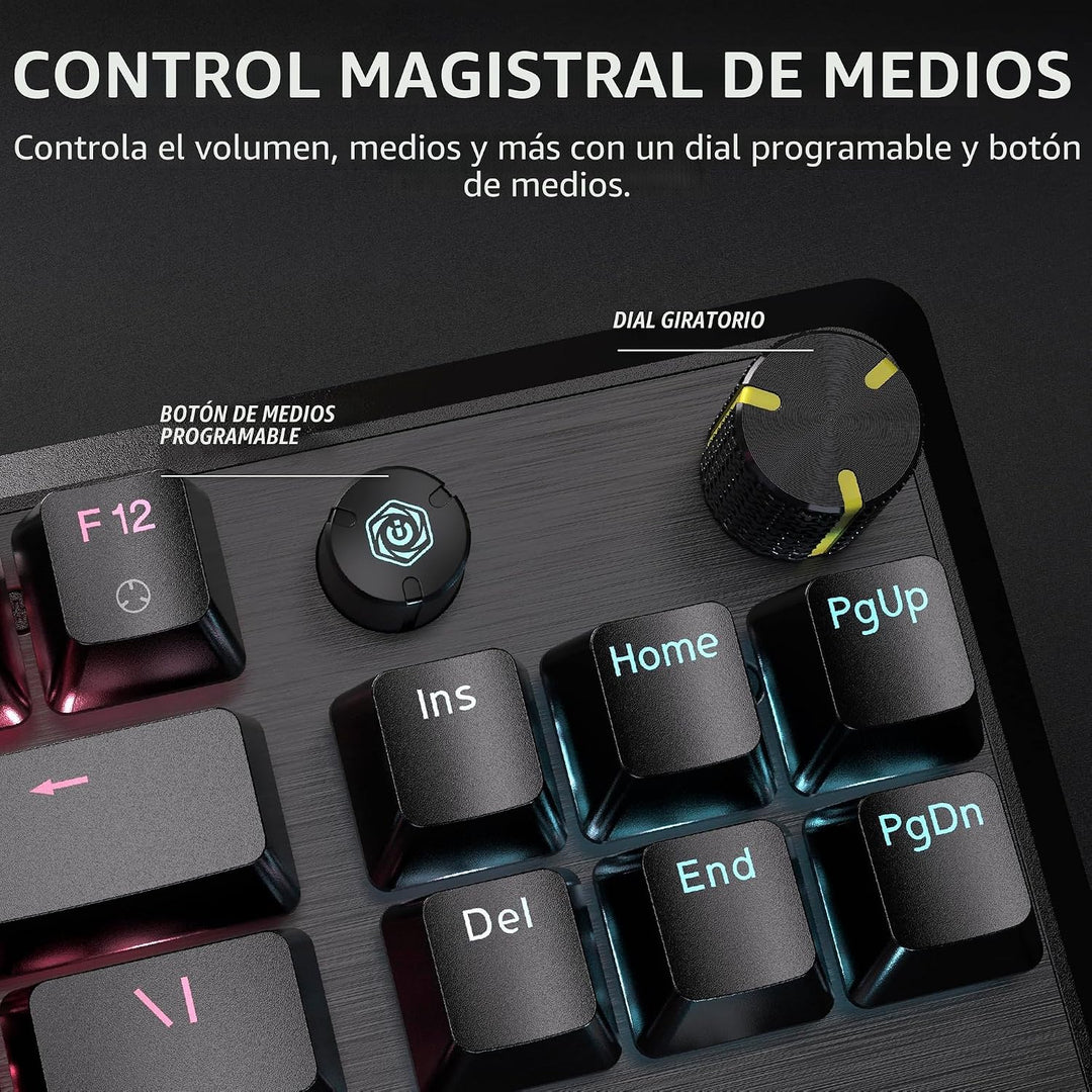 Corsair K70 CORE TKL RGB Teclado mecánico con cable para juegos sin...