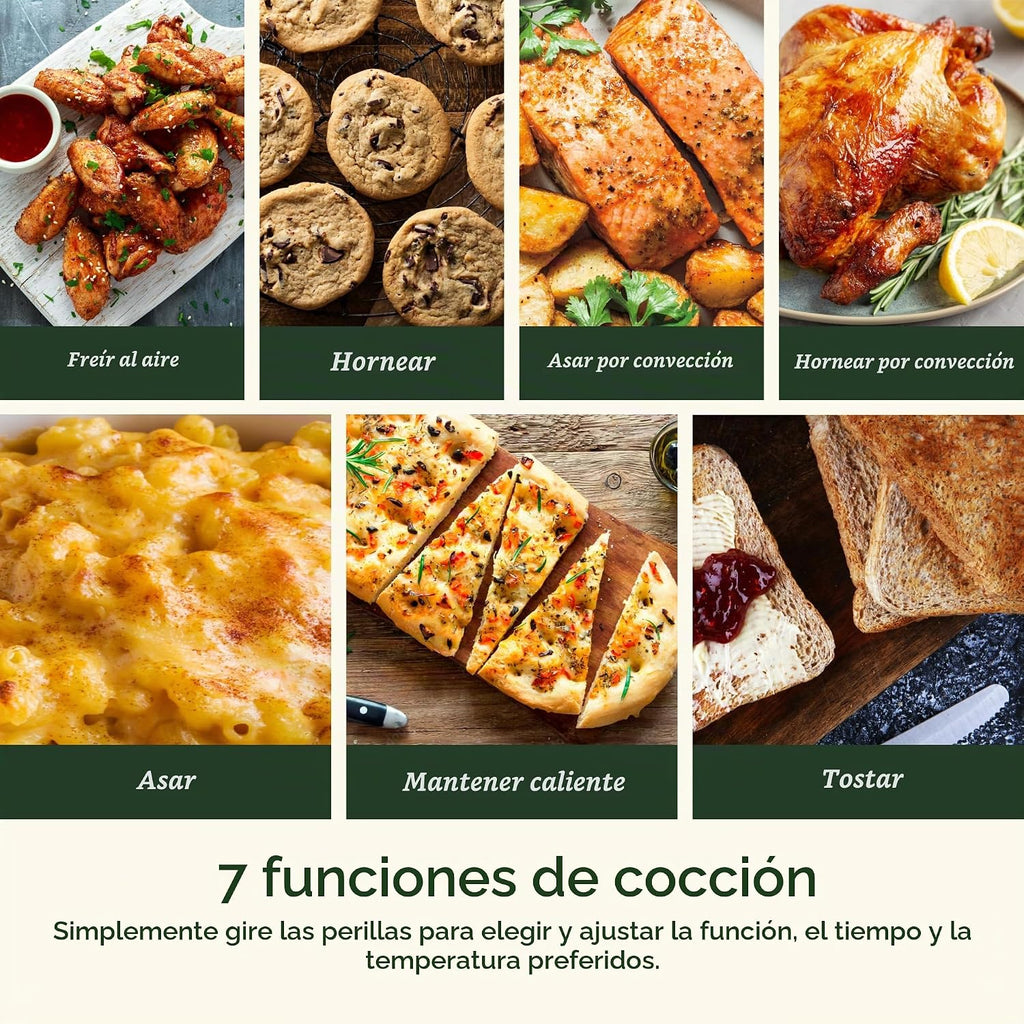Cuisinart Combo de horno tostador y freidora de aire, encimera, 7 en 1