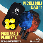 DULCE DOM Juego de 2/4 palas de pickleball - Aprobado por USAPA