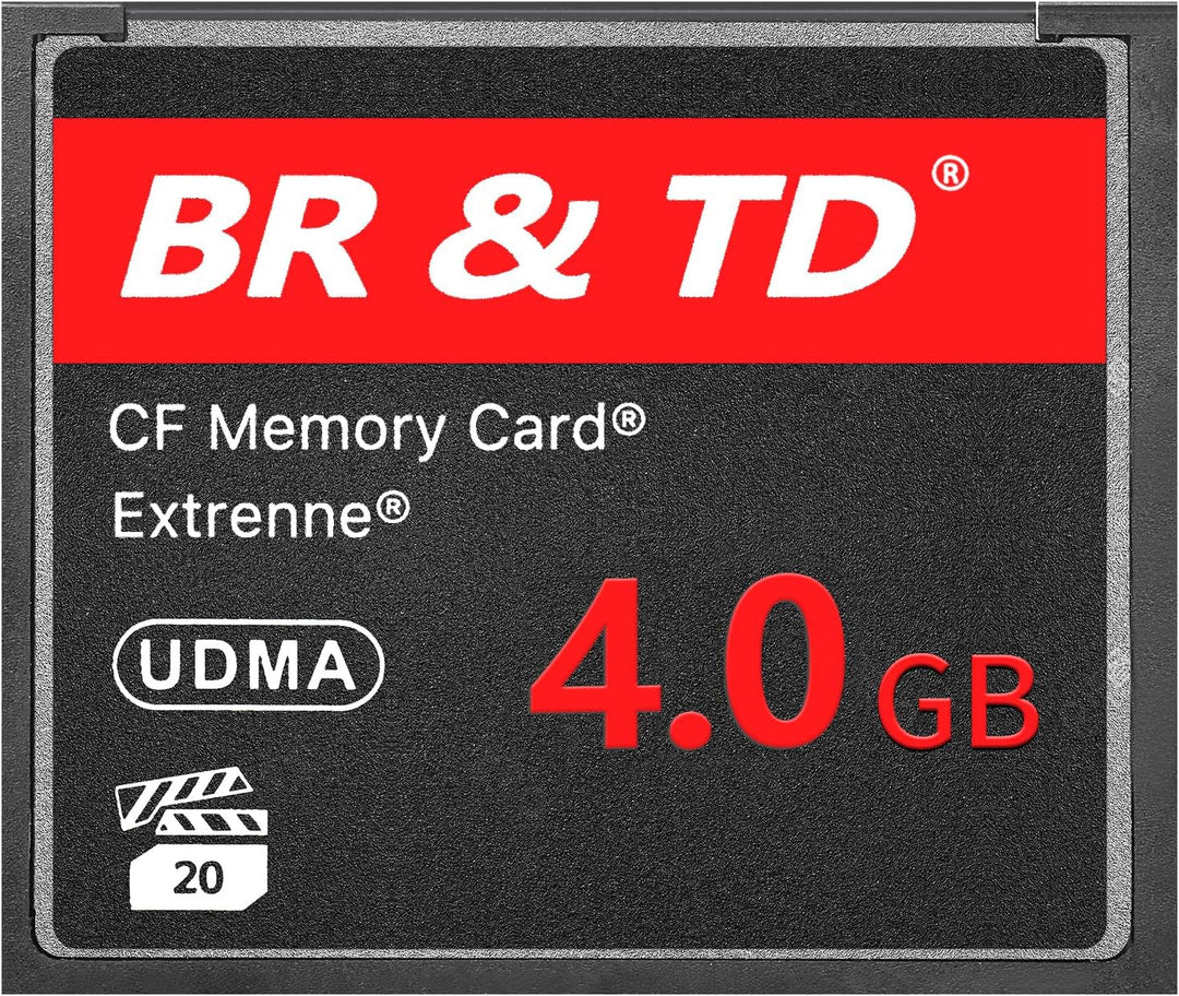 BR  TD Tarjeta de memoria CF UDMA Velocidad de hasta