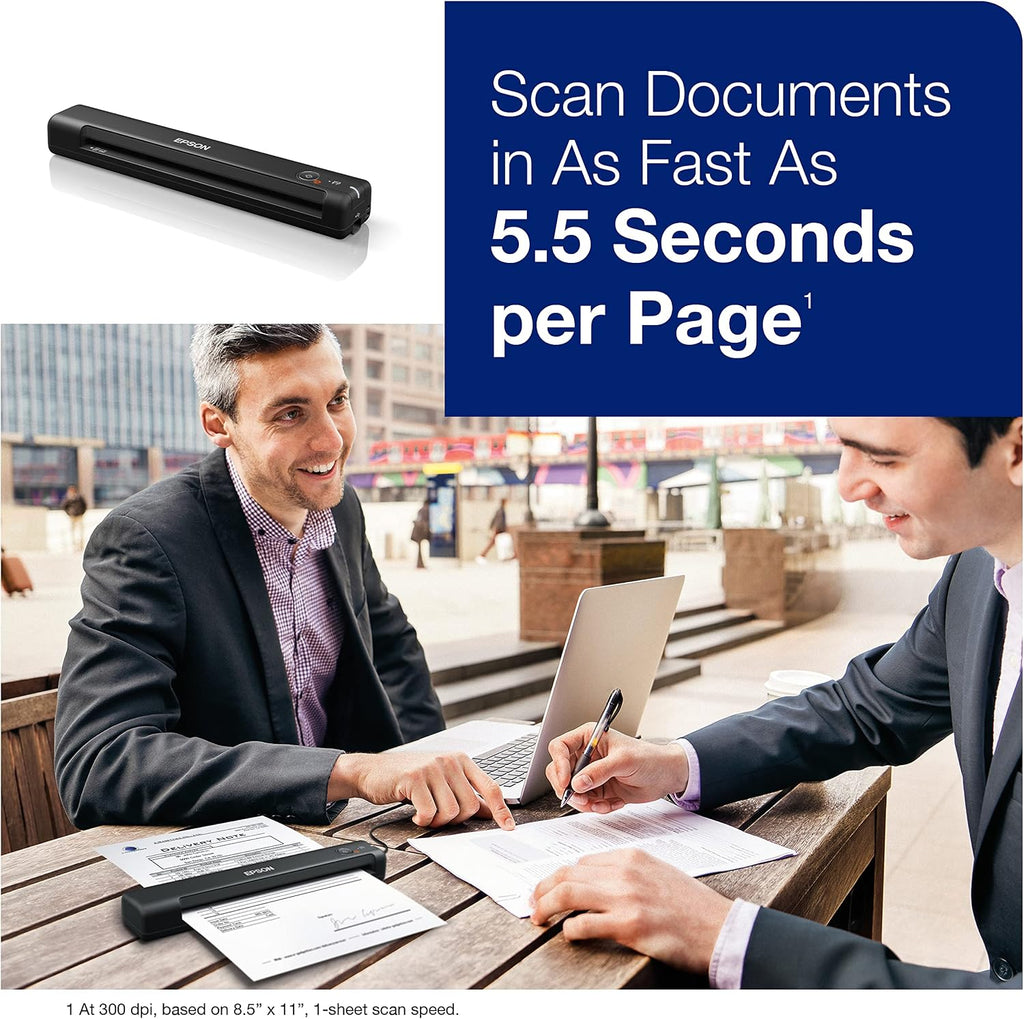 Epson Workforce ES-50 Escáner de documentos móvil compacto y ligero