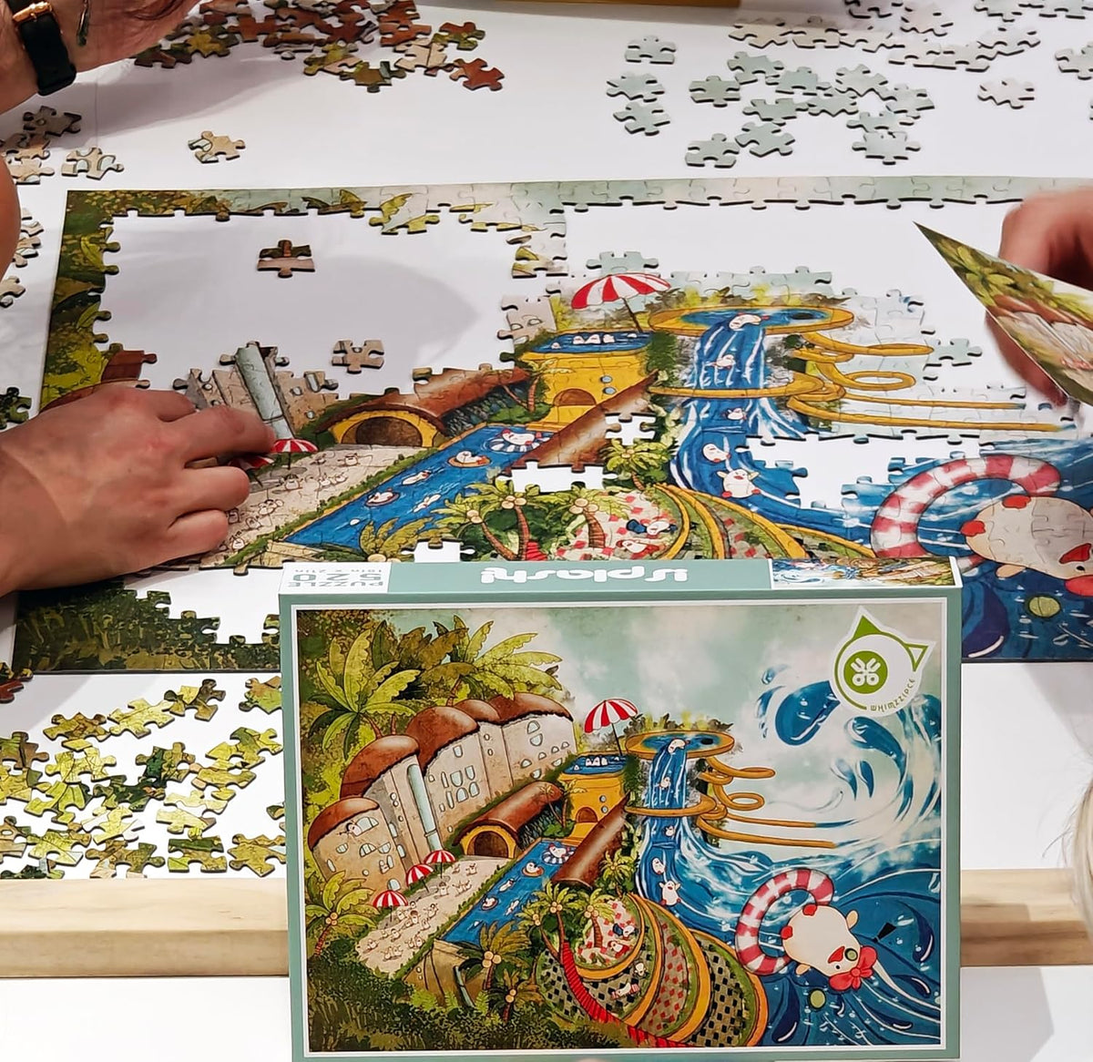 Whimsical Summer Splash - Rompecabezas de 520 piezas para adultos