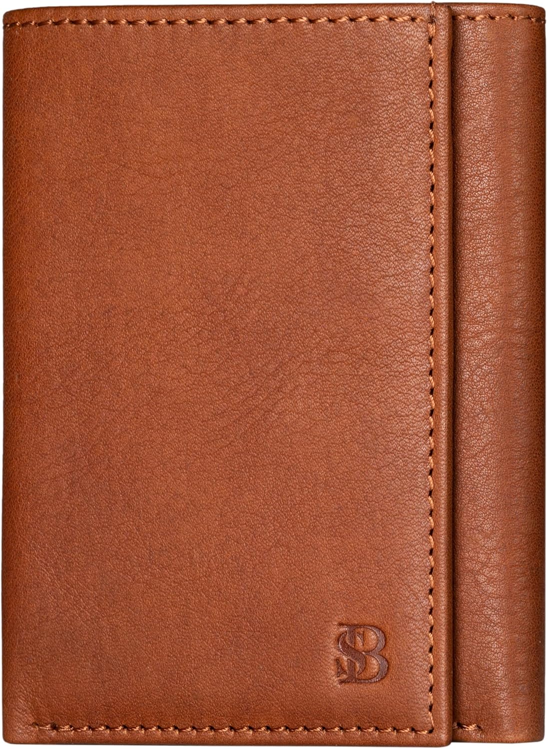 SERMAN BRANDS Billetera plegable para hombre con bloqueo RFID - Cue...