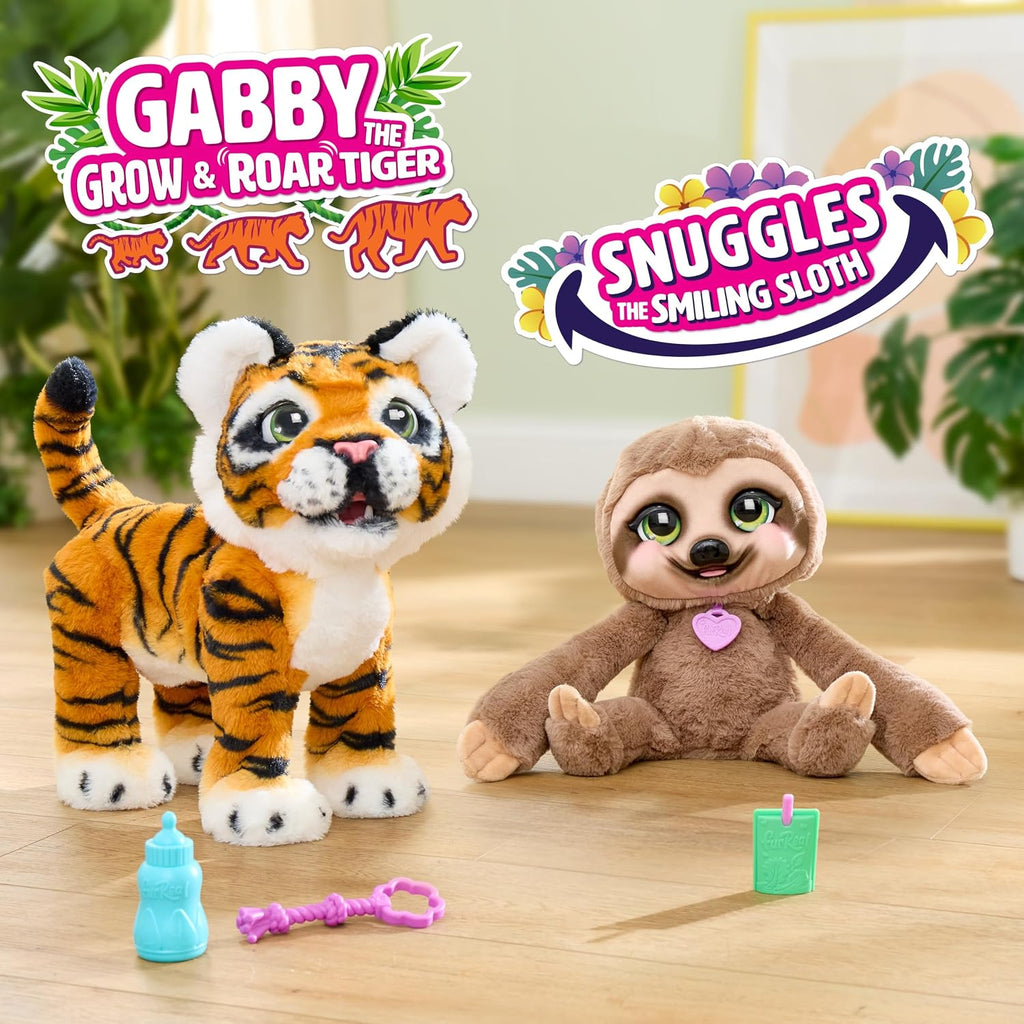 FurReal Gabby Grow & Roar - Tigre de peluche interactivo