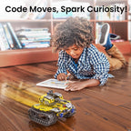 Mibido Kit de construcción de robot STEM de regalo para niños, Amarillo