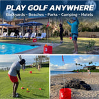 BUCKETGOLF Original Game Set de Viaje de 3 Hoyos