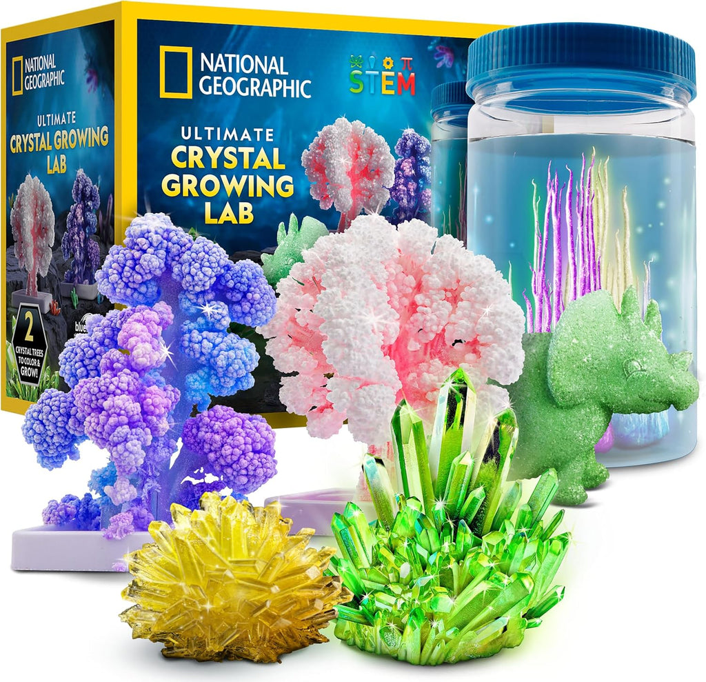 National Geographic Crystal Growing Kit con 5 Unique Activities