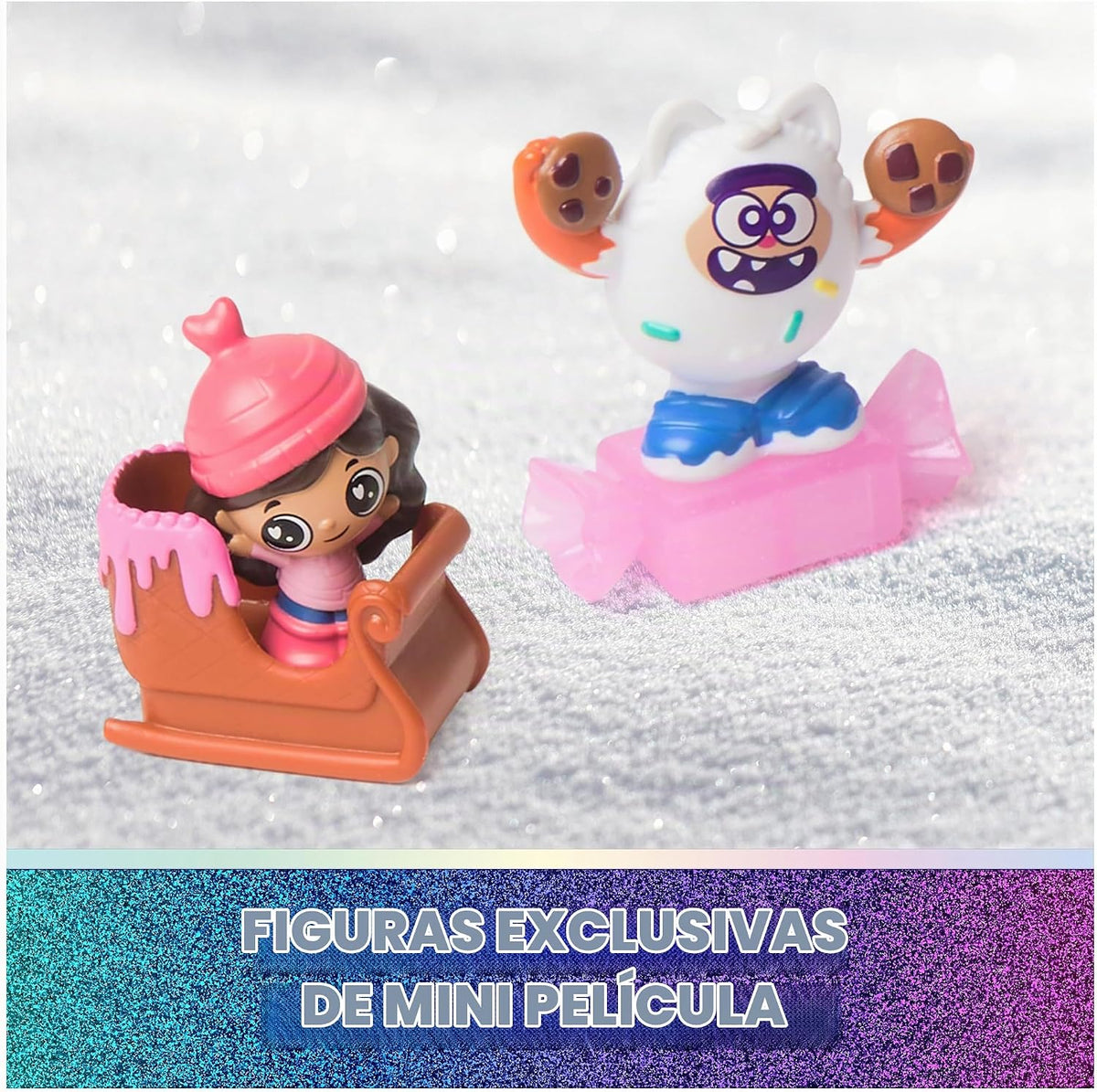Calendario de Adviento de Gabby's Dollhouse: La Película 2025, Lindas Sorpresas de Invierno, 24 Juguetes Sorpresa con Figura de Gabby, Amigos Gatos y Accesorios, para Niños a Partir de 3 Años