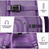 Fxcelets - Mochila de viaje para mujer, mochila de transporte expan...