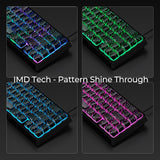 HITIME x XVX M67 - Teclado inalámbrico 60% por ciento, teclado gami...