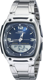 Casio AW81D-2AV reloj analógico-digital de acero inoxidable para hombre