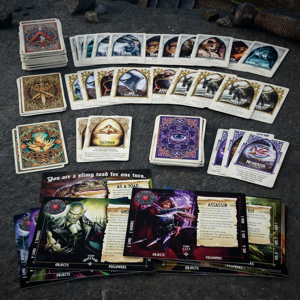 Avalon Hill Talisman: The Magical Quest - Juego de mesa (5ª edición) | Juegos de aventura de mesa de fantasía | A partir de 12 años | De 2 a 6 jugadores | Juegos de estrategia de rol