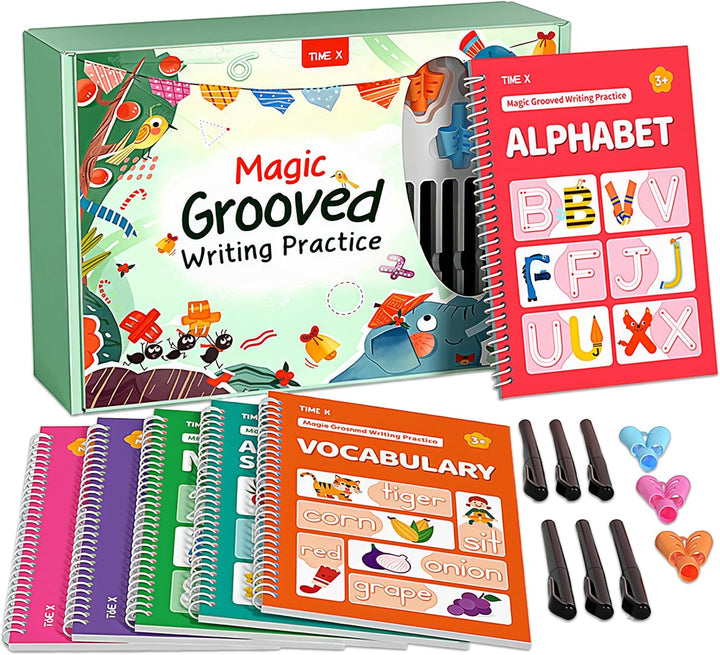 TIME X Magic Grooved Writing Practice Books Libros de