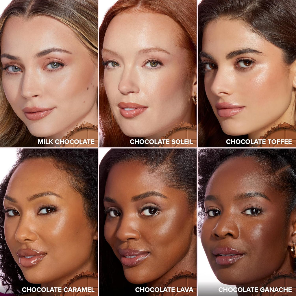 Too Faced Chocolate Soleil Matte Blurring, Embalaje actualizado, 01 Soleil de chocolate (ligero)