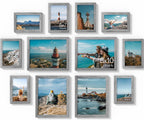 Paquete de 12 marcos de fotos para decoración de pared