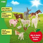 Schleich Farm World - Paquete de 10 Figuras de Animales de Granja - Niños 3+ | 77585