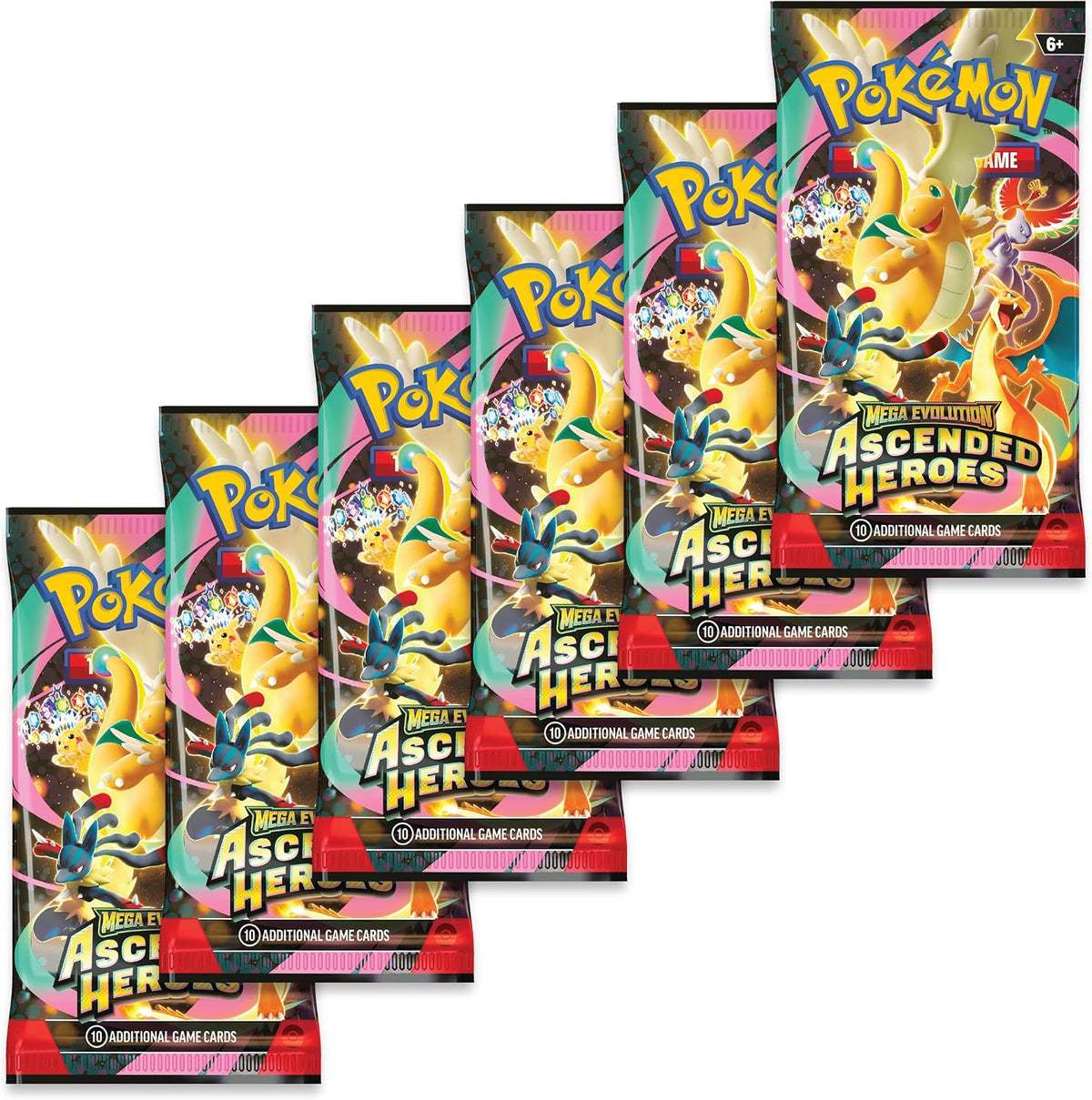 Pokémon TCG: Mega Evolución: Paquete de refuerzo de héroes ascendidos