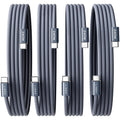 LISEN USB C a USB C Cable, 240W C a C Fast carga Cable (6.6ft, 4 Pack)