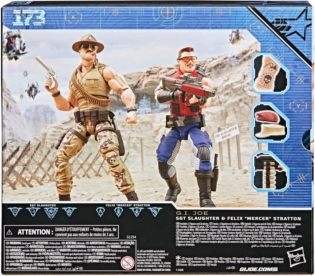 GI Joe Serie clasificada #173 SGT Slaughter Felix Mercer