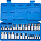 NEIKO 10388A Juego de llaves hexagonales Allen, 33 piezas SAE y métricas, acero S2, 5/64"-3/4", 2mm-19mm