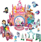 Playper Juego de castillo de sirena para niñas aletas