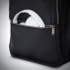 Samsonite Mochila delgada clásica de cuero