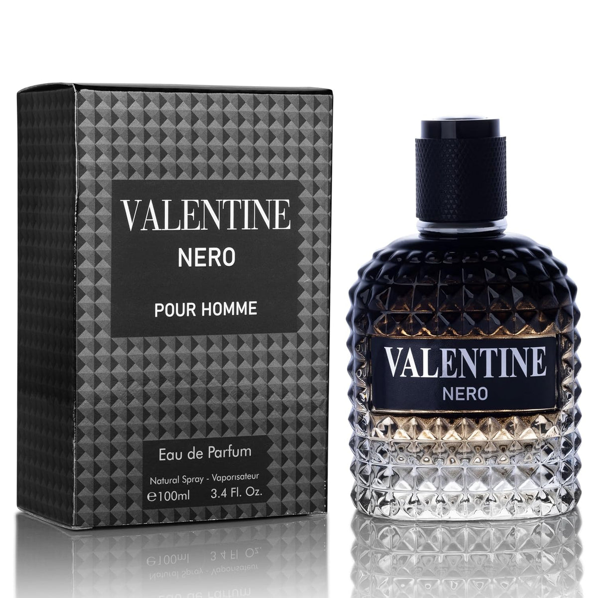 Valentine Nero - Fragancia aromática amaderada con notas florales y...
