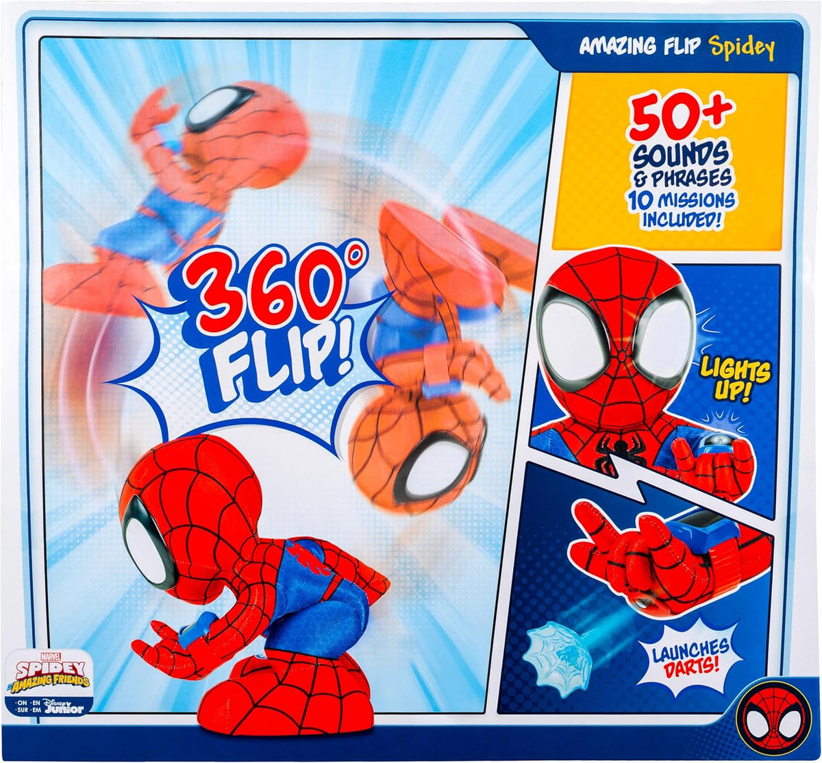 Marvel Spidey y sus Increíbles Amigos Amazing Flip Spidey