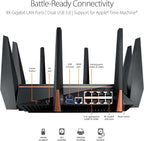 ASUS ROG Rapture Wifi Gaming Router (GT-AC5300) - Router inalámbrico TRI Band Gigabit