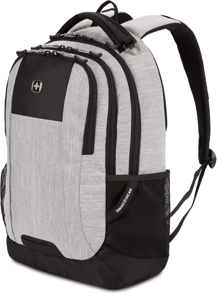 SwissGear - Mochila para laptop Cecil 5505, Gris jaspeado