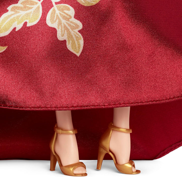 Barbie Muñeca de moda de Año Nuevo Lunar con vestido rojo
