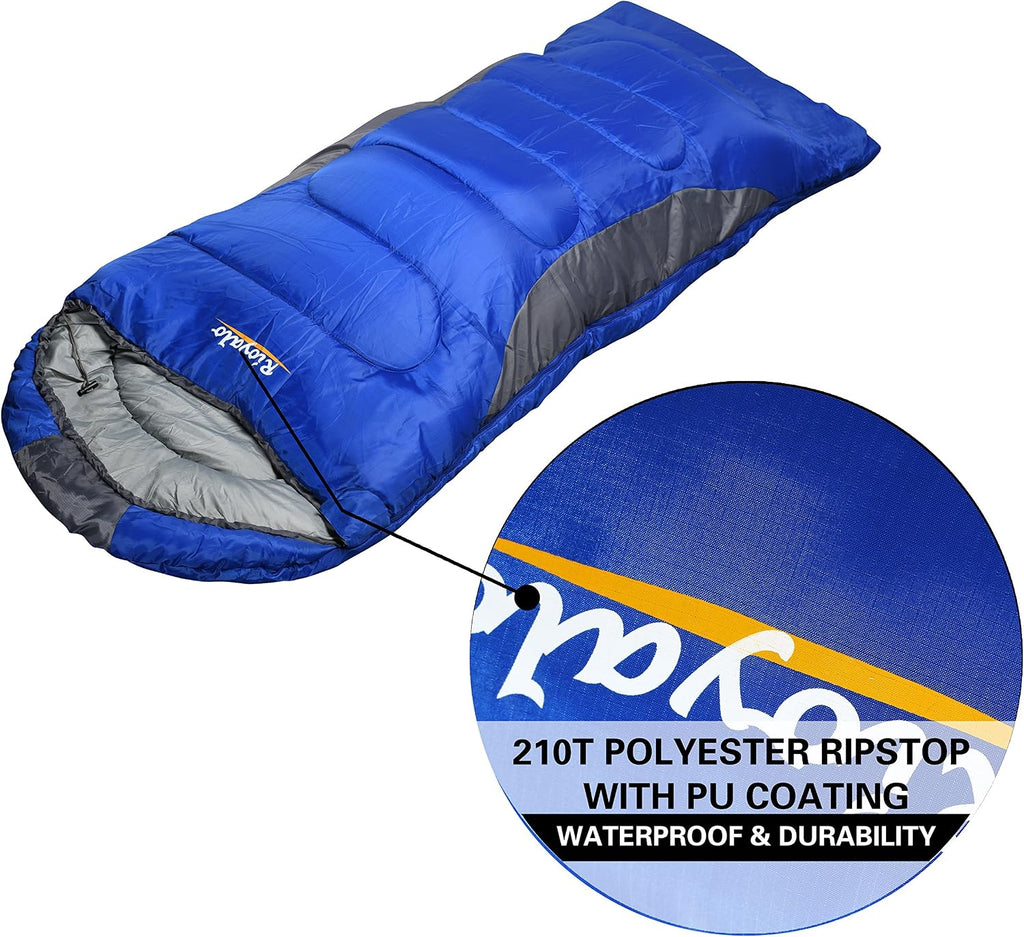 Sacos de dormir de invierno de 0 grados para adultos, camping en