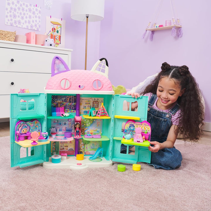 La casa de muñecas de Gabby, set de juego de la sala de spa de MerC...