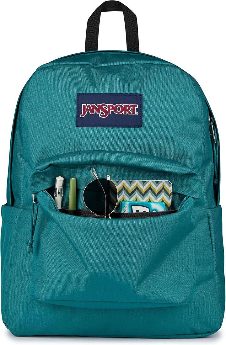 JanSport SuperBreak Plus Mochila con funda acolchada para laptop de...
