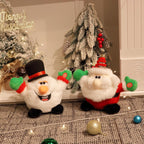 Hopearl Juguete interactivo de Navidad que canta, baila, muñeco de nieve, muñeco de nieve, juguete de peluche animado, regalo para niños pequeños, niños y niñas, 11 pulgadas