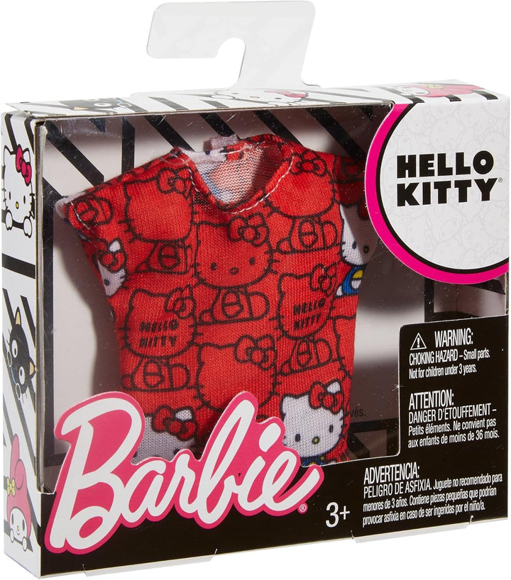 Barbie Moda Hello Kitty Rojo Top