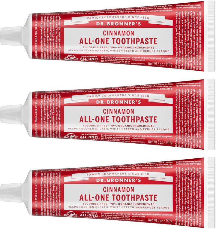Dr. Bronner\u2019s Pasta de dientes todo en uno \u2013 Canela, 5 on...