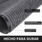 Tapete para puerta delantera, resistente e impermeable, tapete