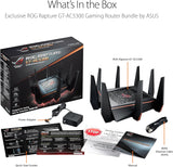 ASUS ROG Rapture Wifi Gaming Router (GT-AC5300) - Router inalámbric...