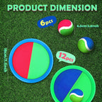 Charniol - Juego de lanzamiento y captura para niños, azul verde