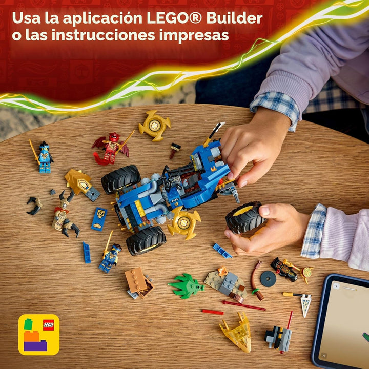LEGO NINJAGO Jay's - Juguete de construcción de autos transform...