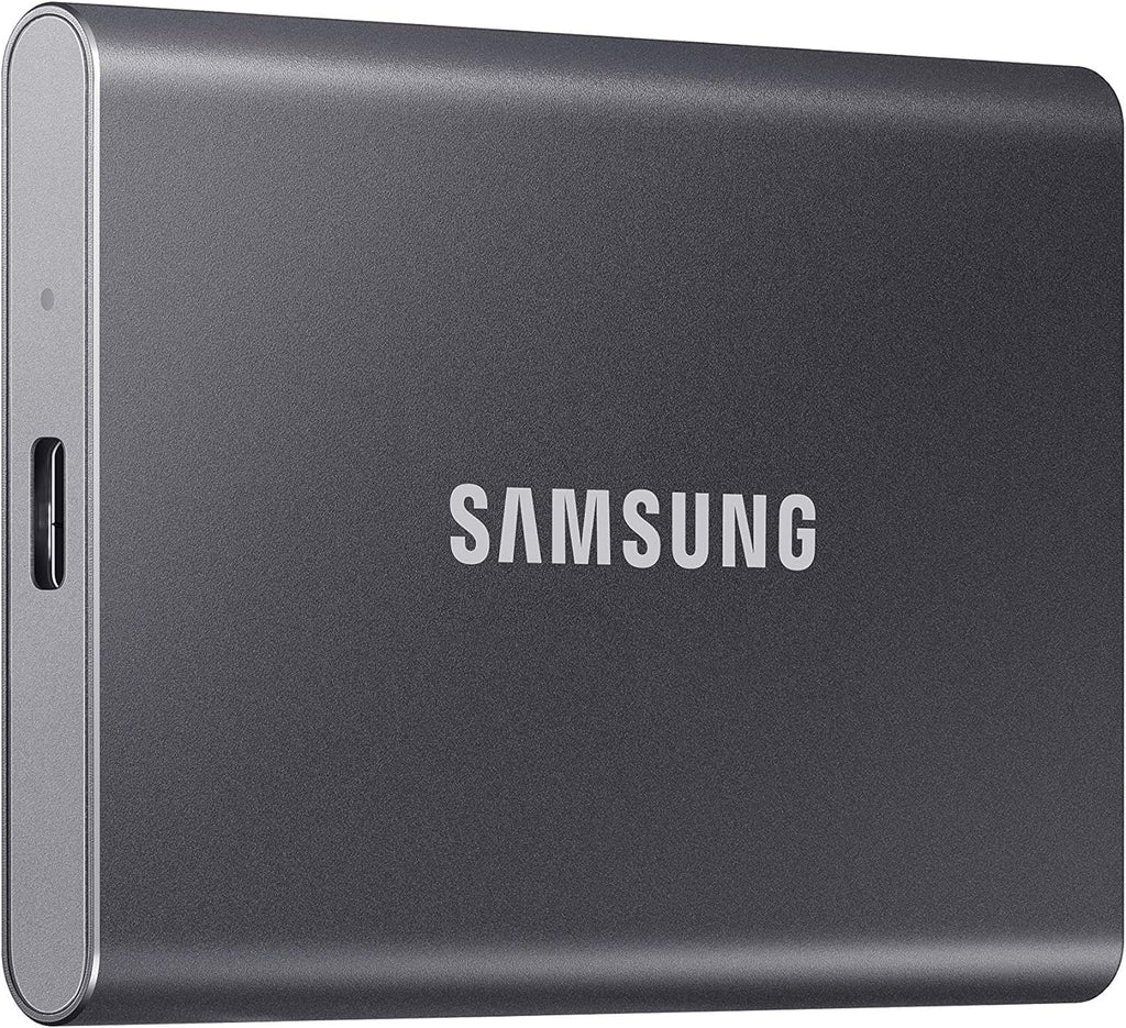 Samsung SSD portátil T7 1TB Titan Gray, USB 3.2 Gen 2, hasta 1,050MB/s