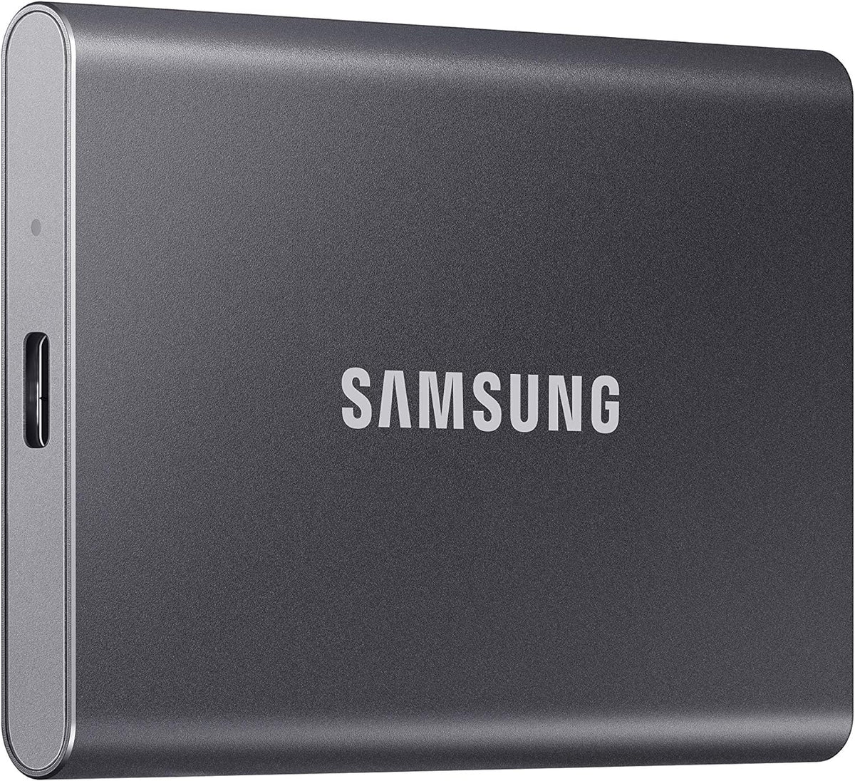 Samsung SSD portátil T7 1TB Titan Gray, USB 3.2 Gen 2, hasta 1,050MB/s
